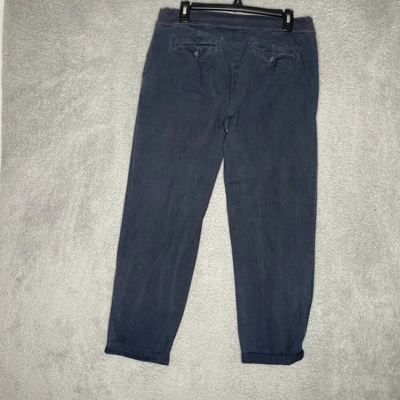 Standard James Perse womens pull on drawstring pants classic utility cuff 2 - Picture 2 of 11